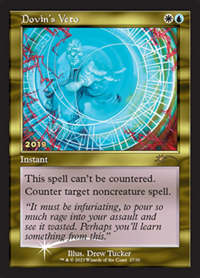 Dovins Veto (027) (2019) (Retro Frame) - Foil