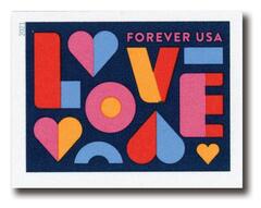 First-Class Forever Stamp - Imperforate Love