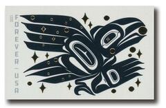 First-Class Forever Stamp - Imperforate Raven Story