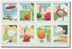 First-Class Forever Stamp - Imperforate Backyard Games
