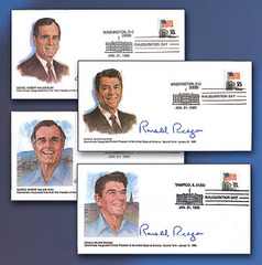 Reagan - Bush Inauguration Day Commemorative Covers