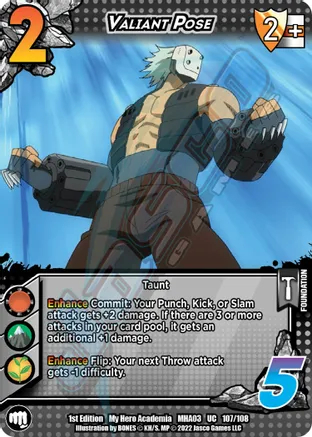Valiant Pose - 1st Edition