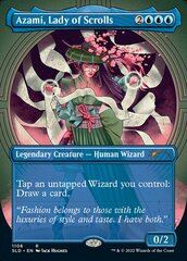 Azami, Lady of Scrolls ~~ Borderless (1106) - Foil