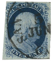 Franklin, blue, type III