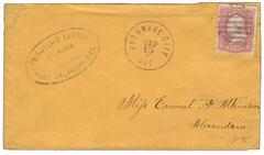 Delaware City Prisoner's Letter Cover Cancelled on September 15