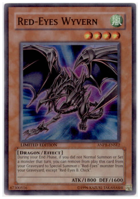 Red-Eyes Wyvern - ANPR-ENSE2 - Super Rare - Limited Edition