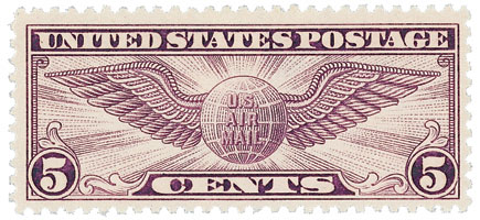 Winged Globe Flat Plate Perf 11