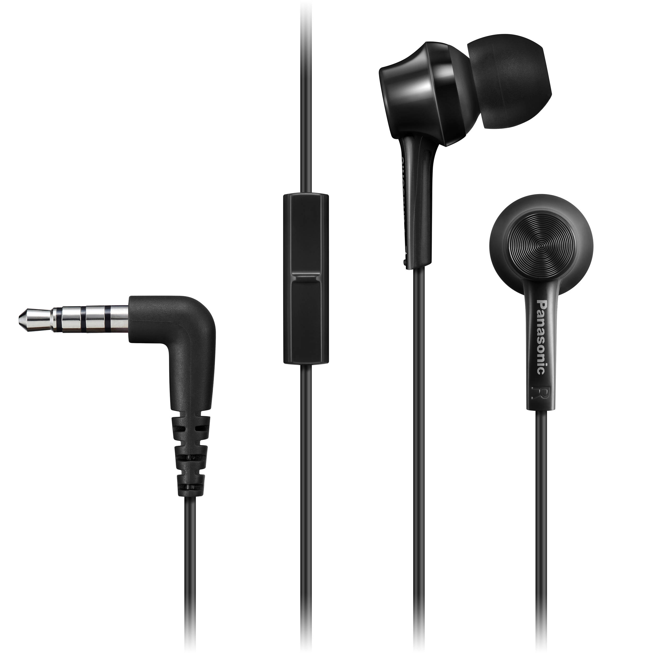 Panasonic RP-TCM115-K In-Ear Headphones (Black)