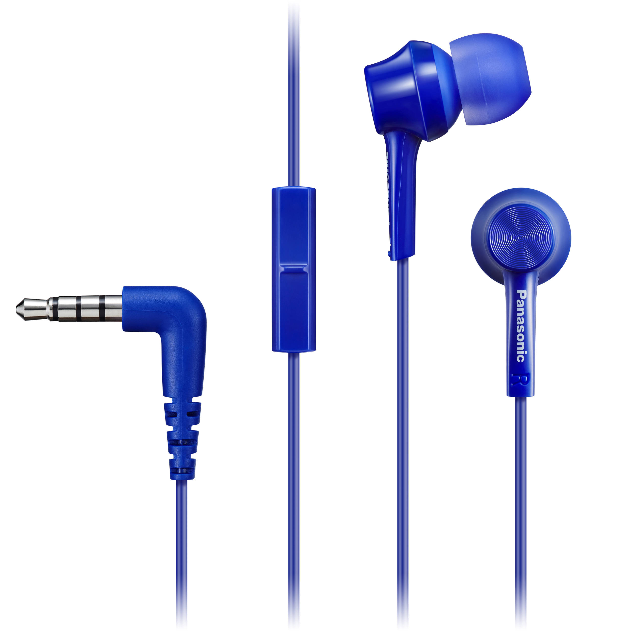 Panasonic RP-TCM115-A In-Ear Headphones (Blue)