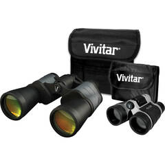 Vivitar 8x50 and 4x30 VS-843 Value Series Binoculars Set
