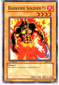 Darkfire Soldier #1 - SDJ-010 - Common - Unlimited Edition