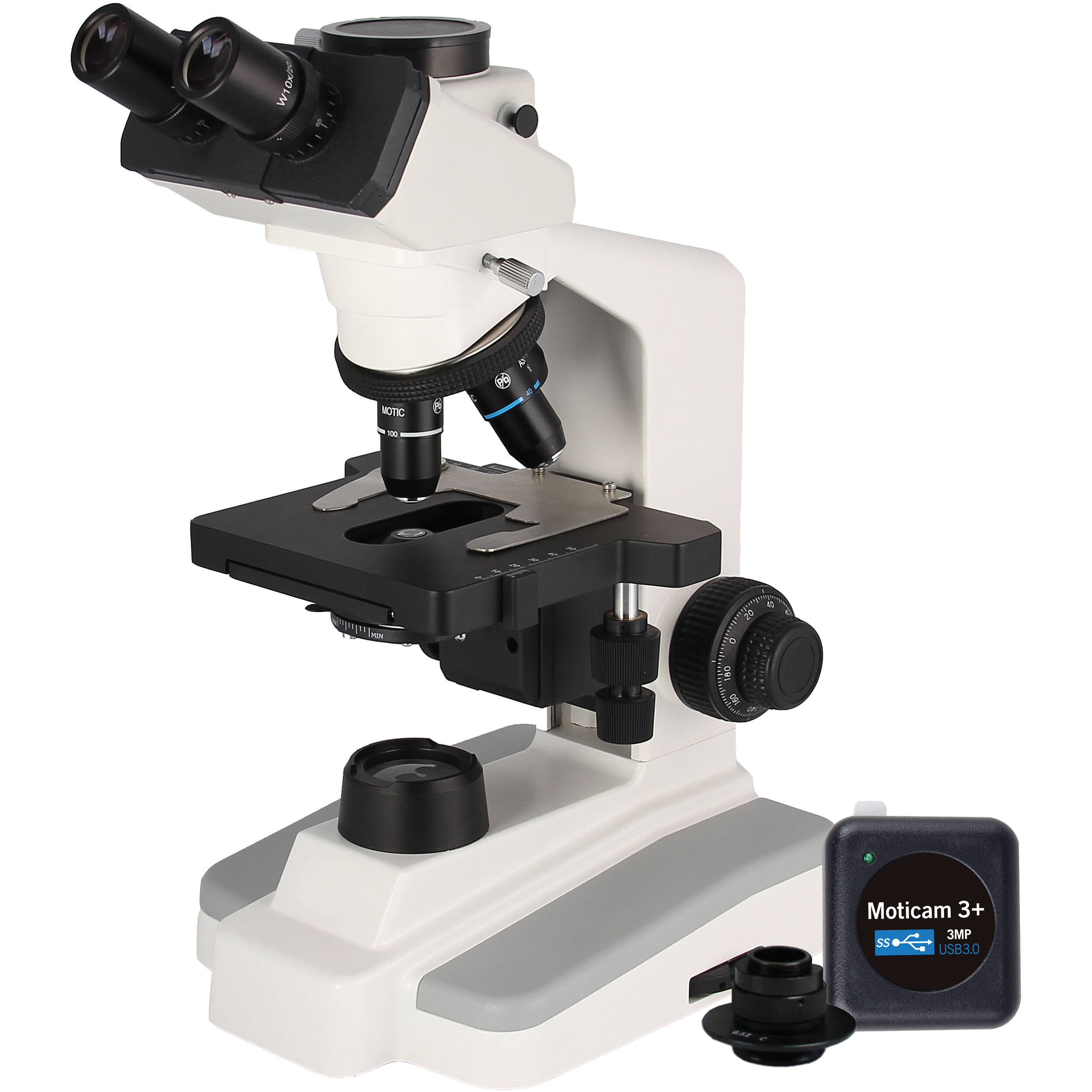 National BTW1-169-SP Trinocular Compound Microscope with Integrated 8 Tablet
