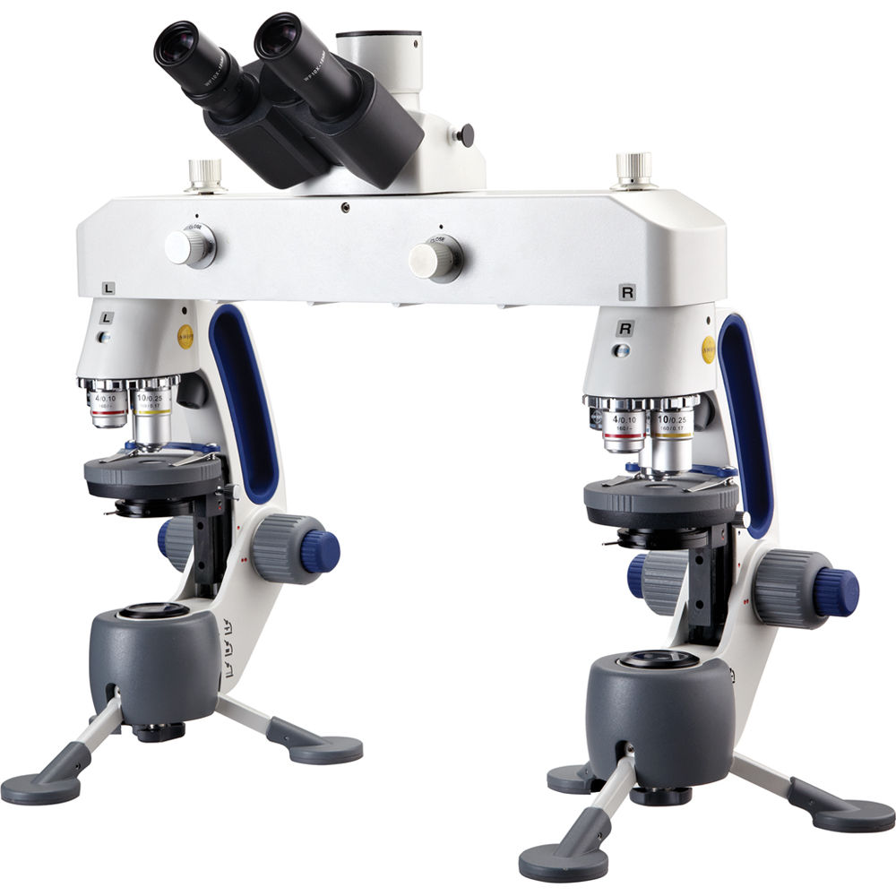 National DC5-169-SP Trinocular Microscope with 3.0MP Camera (Gray)