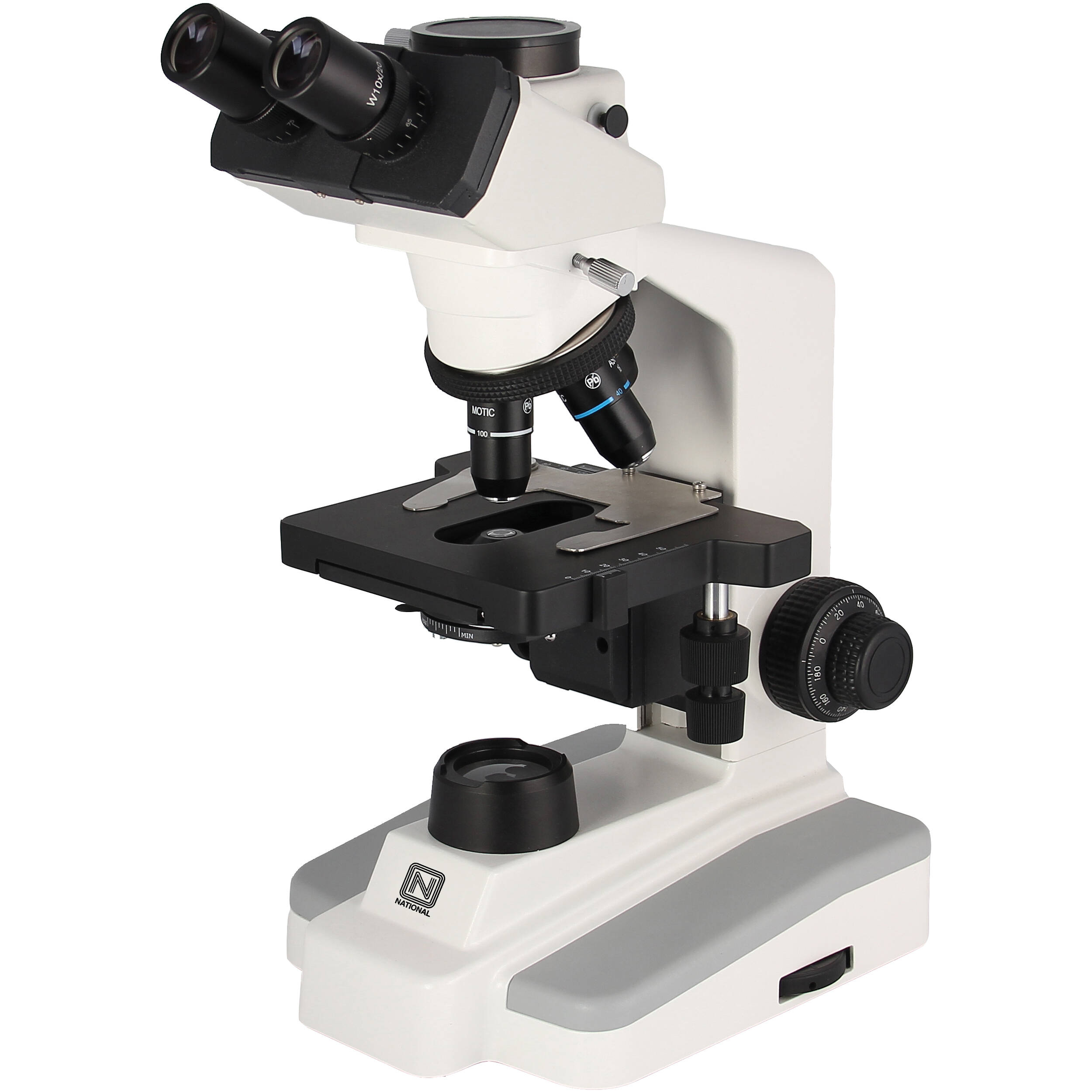 National DC30-169-P Trinocular Compound Microscope with MOTICAM 3+ Camera