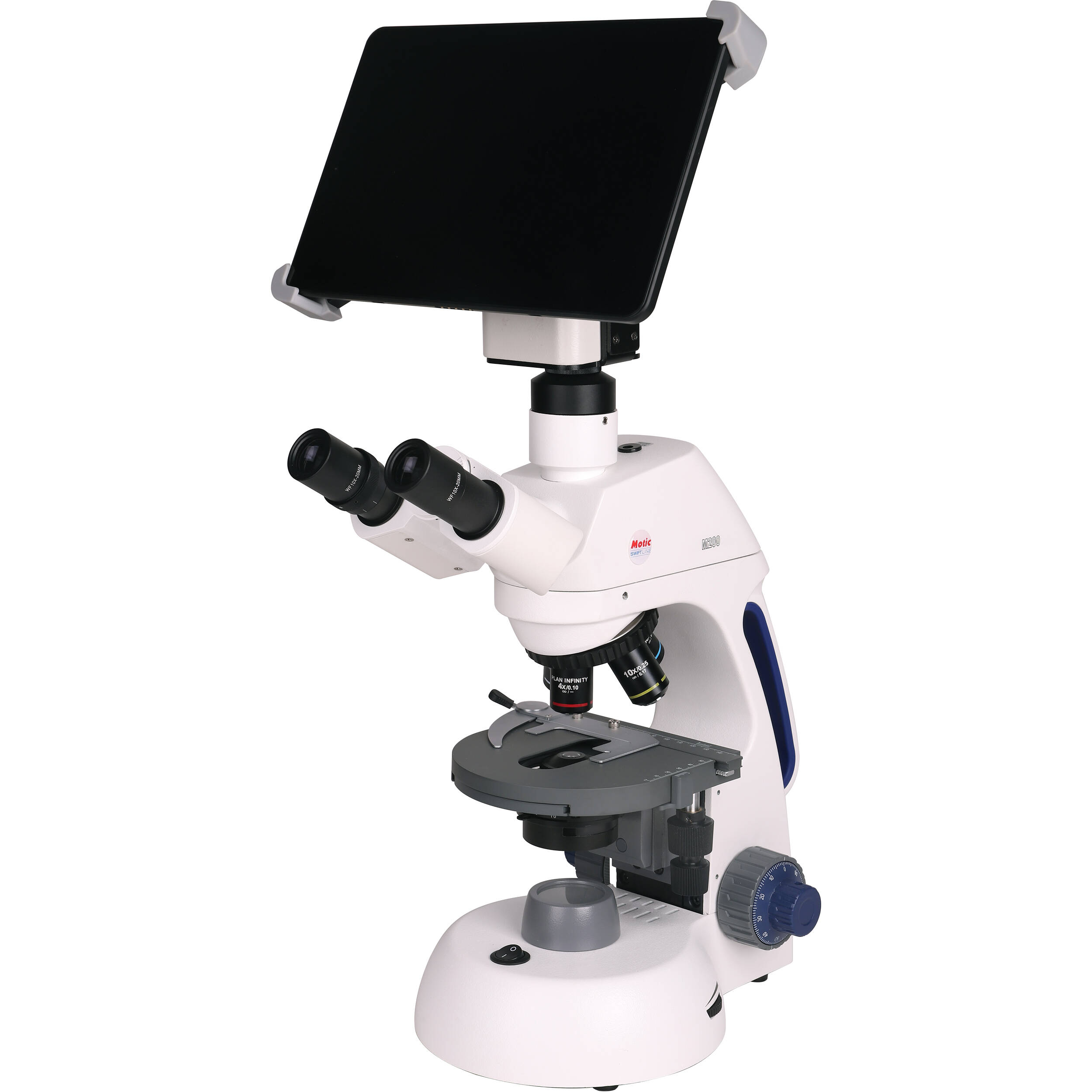 National DC5-169-P Trinocular Microscope with 3.0MP Camera (Gray)
