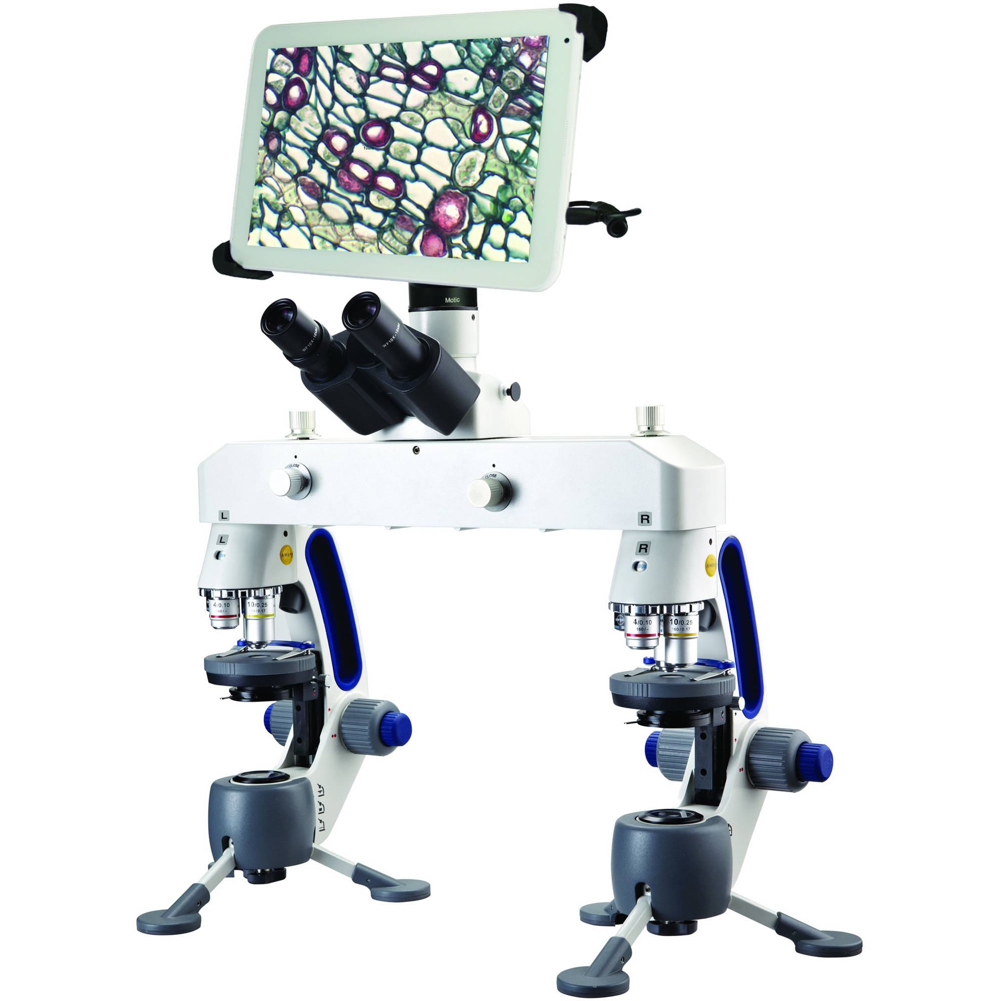 BRESSER Science MTL-201 50-800x Trinocular Microscope