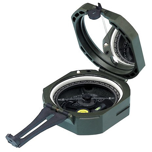 Brunton Standard Transit Compass (Azimuth 0-360, Gray)