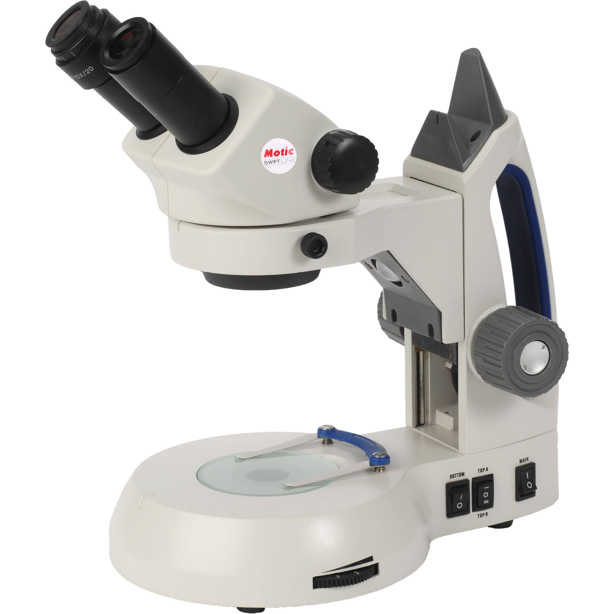 National 430-430PLL-10 10x & 30x Dual-Magnification Stereo Microscope