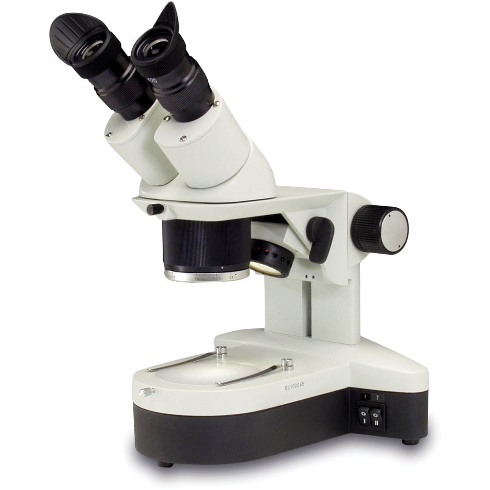 National 431-430PLL-10 20x & 40x Dual-Magnification Stereo Microscope
