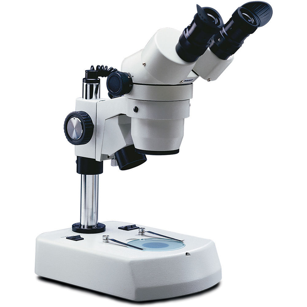 National D-ELS-4 Ecoline Stereo Zoom 0.7x-4.5x LED Microscope
