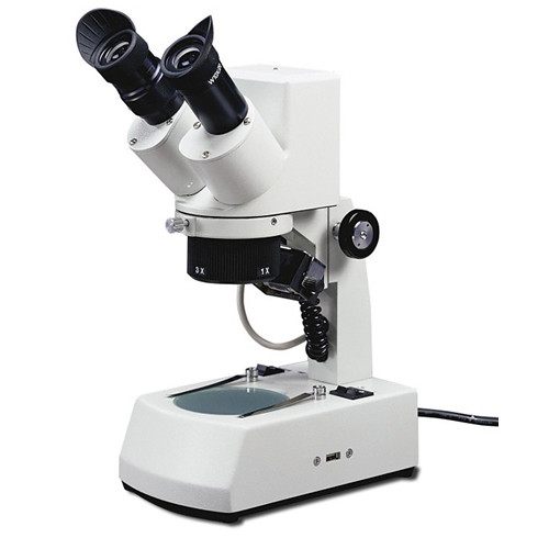 BRESSER Science ETD-201 8-50x Trino Stereo Microscope (110V, White)