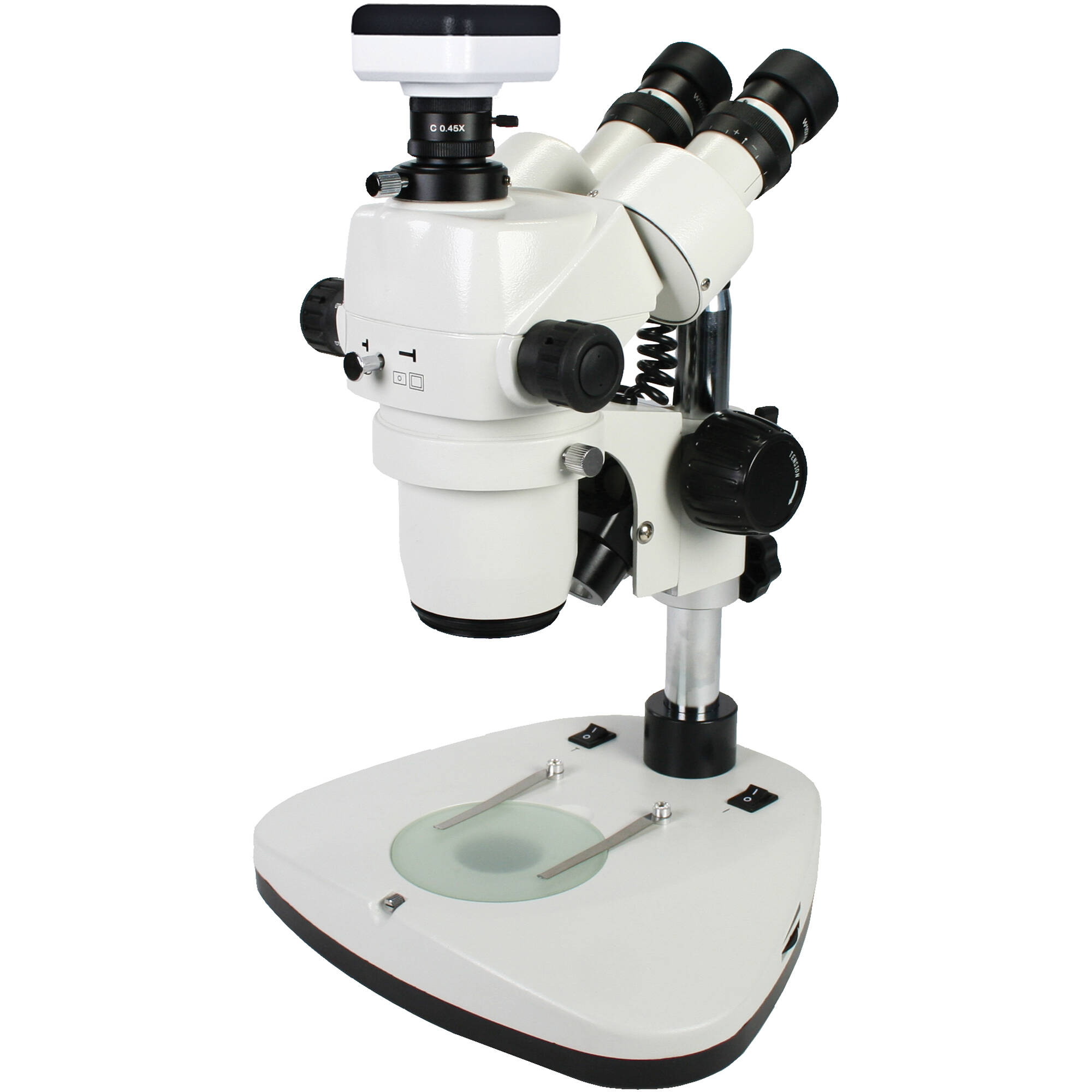 Konus Crystal-Pro Microscope w/ Geared Table Stand