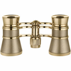 LaScala Optics 4x30 Hamlet Opera Glasses (Black & Silver)