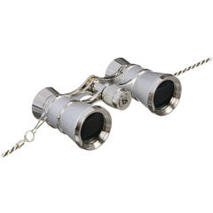 LaScala Optics 3x25 Othello Opera Glasses with Red Flashlight (Burgundy & Gold)