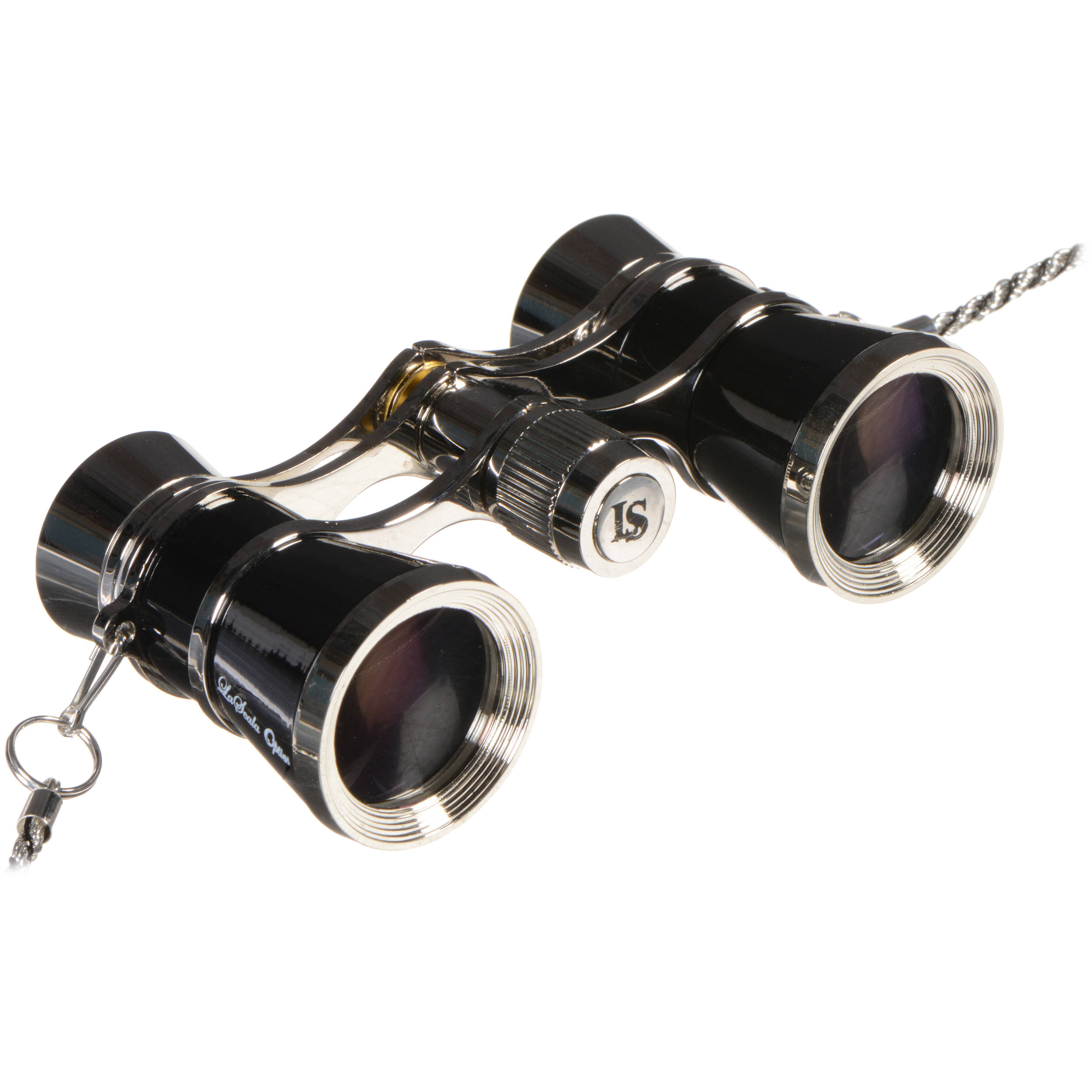 LaScala Optics 3x25 Carmen Opera Glasses (White & Gold)