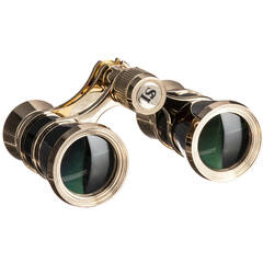 LaScala Optics 3x25 Carmen Opera Glasses (Titanium & Gold)