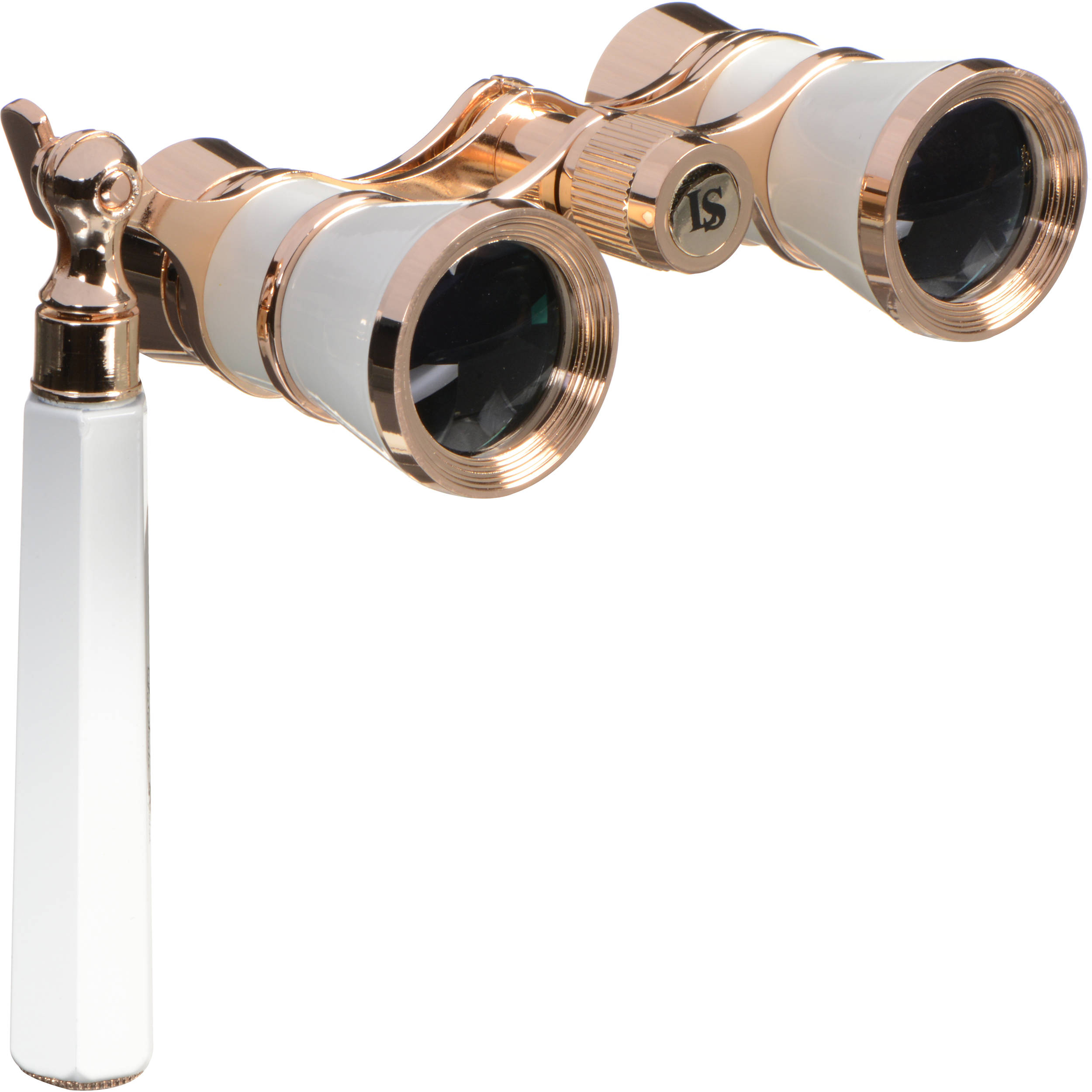 LaScala Optics 3x25 Iolanta Opera Glasses (Titanium & Gold)