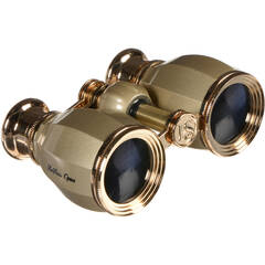 LaScala Optics 4x30 Hamlet Opera Glasses (Burgundy & Gold)