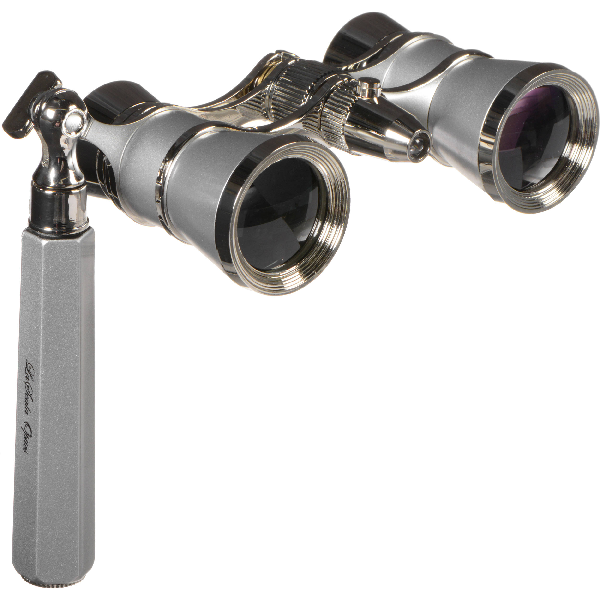 LaScala Optics 3x25 Aida Opera Glasses (Platinum & Silver)