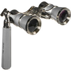 LaScala Optics 3x25 Aida Opera Glasses (Platinum & Silver)