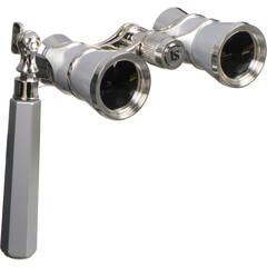 LaScala Optics 3x25 Iolanta Opera Glasses (Burgundy & Gold)