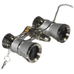 LaScala Optics 3x25 Iolanta Opera Glasses (White & Gold)