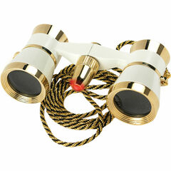 LaScala Optics 4x30 Hamlet Opera Glasses (Platinum & Gold)