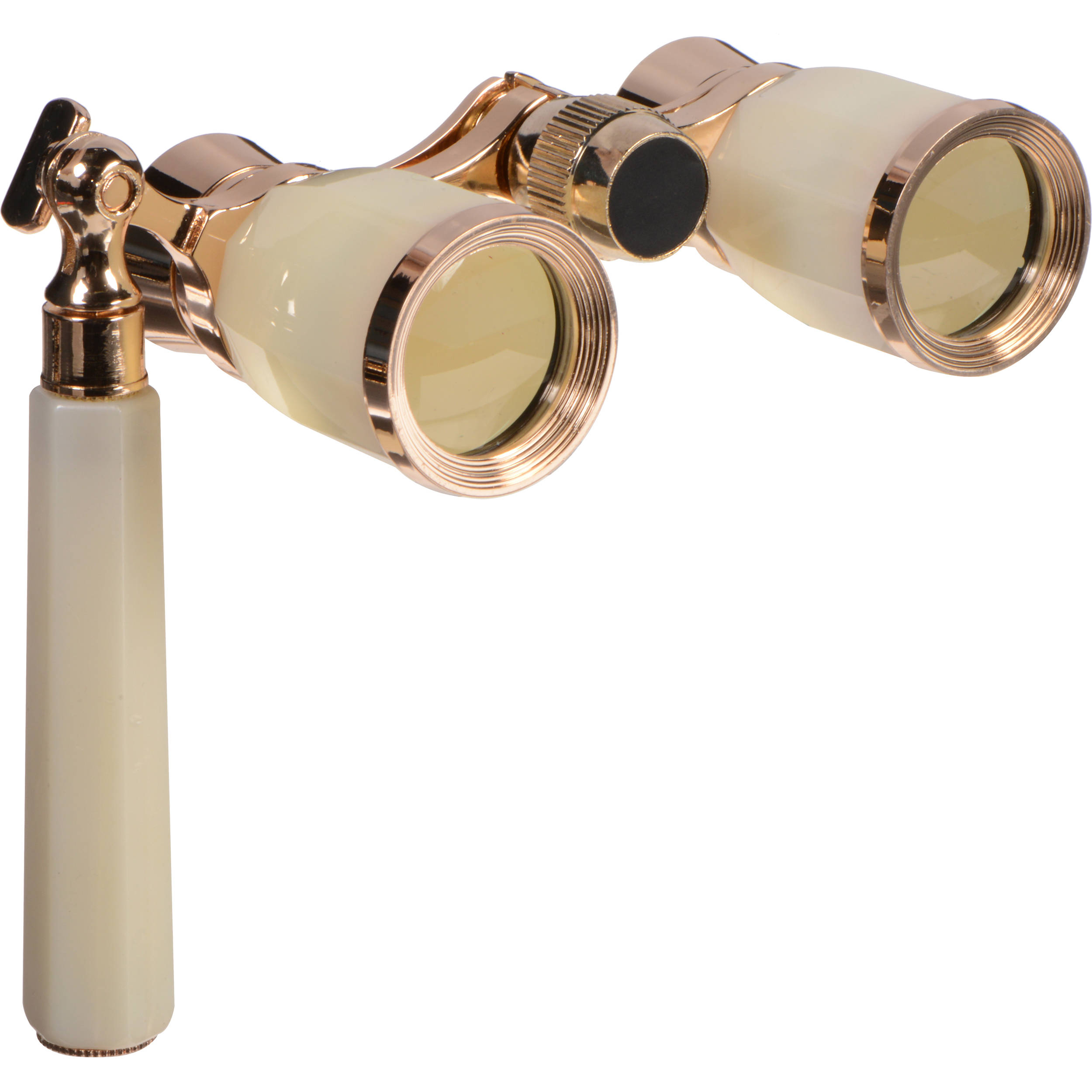LaScala Optics 4x30 Hamlet Opera Glasses (Platinum & Silver)