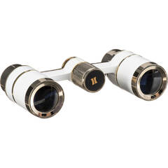 LaScala Optics 3x25 Rigoletto Opera Glasses (Mother-of-Pearl & Gold)