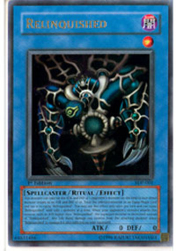 遊戯王OCG デュエルモンスターズ Relinquished SDP Unlimited 1x (P) Relinquished - SDP-001 - Ultra Rare - Unlimited Edition