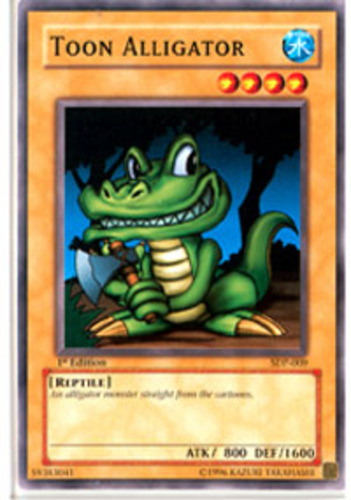 alligator deck yugioh YuGiOh Pegasus Starter Deck Toon Alligator SDP-009