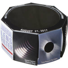 DayStar Filters 70mm White-Light Universal Lens Solar Filter (Single, 65-89mm OD)