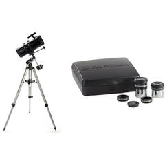 Celestron FirstScope 76mm f/4 Signature Series Moon Alt-Az Reflector Telescope