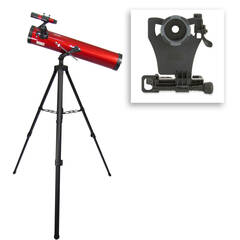 Carson RedPlanet 35-88 x 76mm Newtonian Reflector Telescope