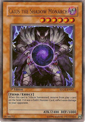 Caius the Shadow Monarch - SDDE-EN001 - Ultra Rare - Unlimited Edition