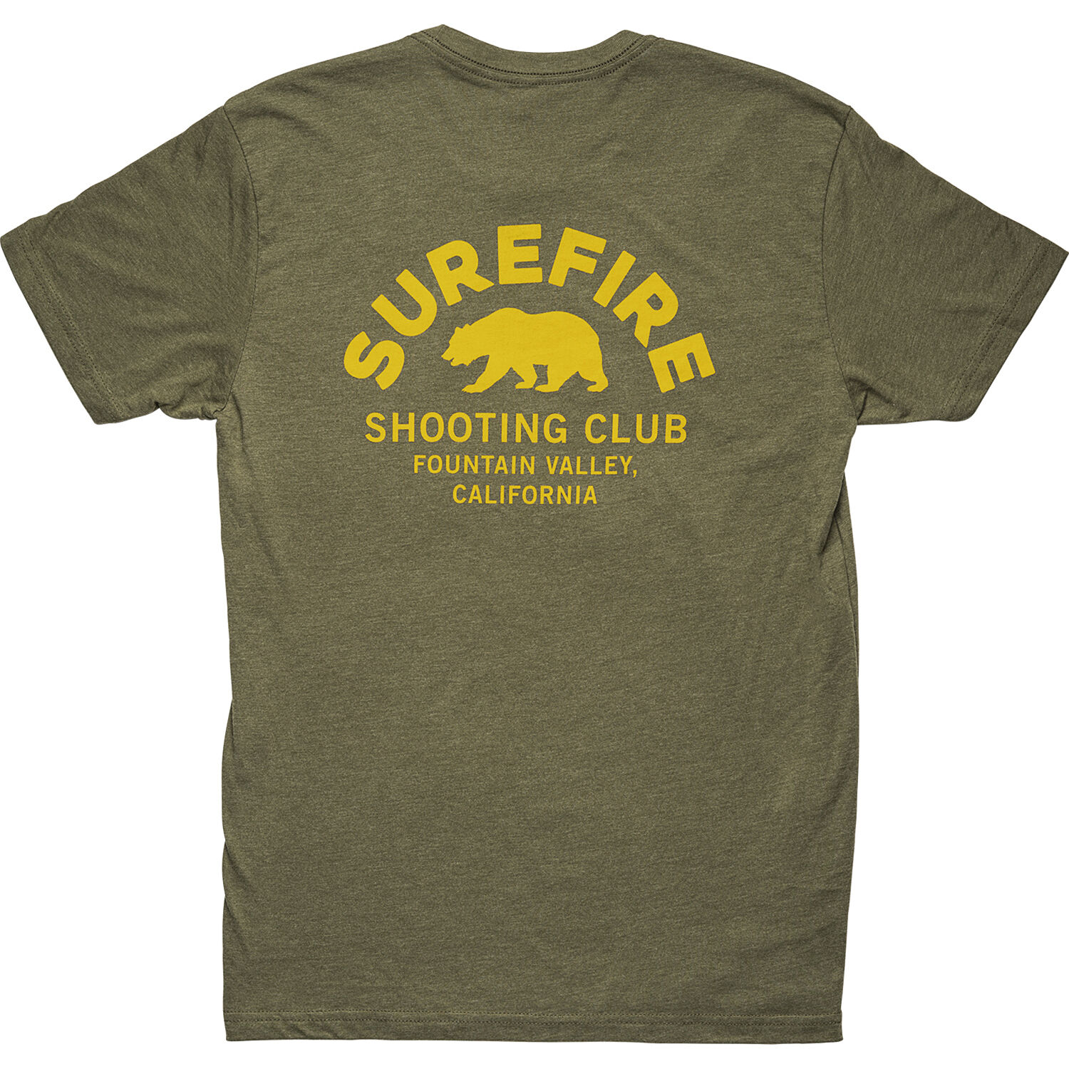 SureFire Mens Button Logo T-Shirt (XX-Large, Black)