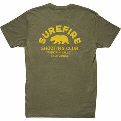 SureFire Men's Button Logo T-Shirt (XX-Large, Black)