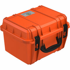 Seahorse 300 Single Pistol Case with Keyed Metal Lock (Yellow)
