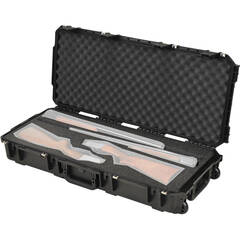 Seahorse 630FP4 4 Pistol Range Case with Metal Keyed Locks (Custom Foam, Black)