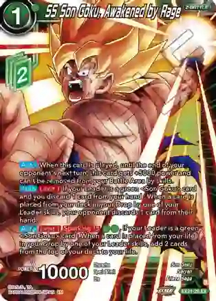 SS Son Goku, Awakened by Rage - EX21-26 - EX - Foil